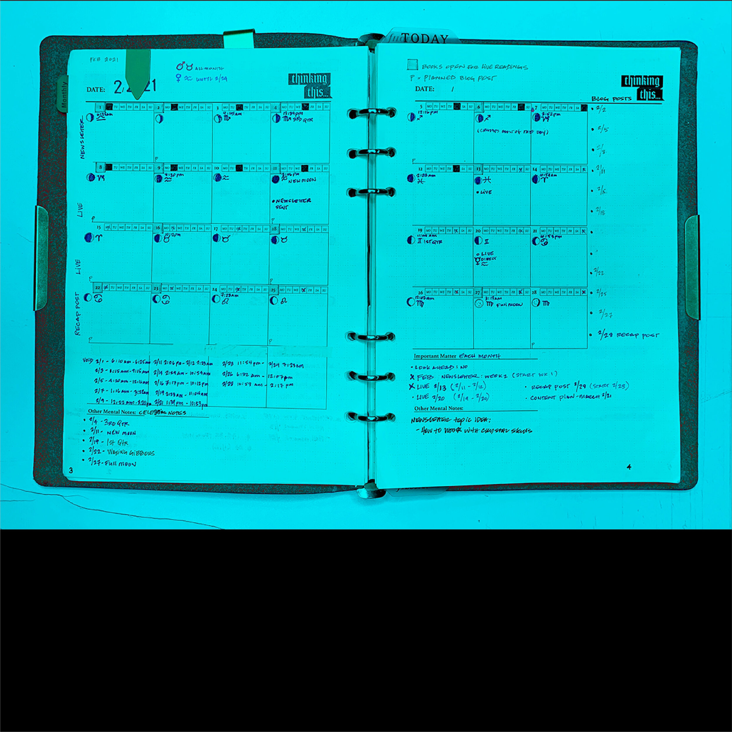 Goal Setting With the Moon- Last or Third  Quarter Moon